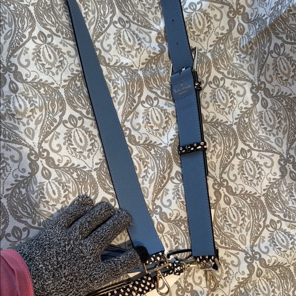 KATE SPADE Black and Blue Shoulder Strap - Picture 4 of 5